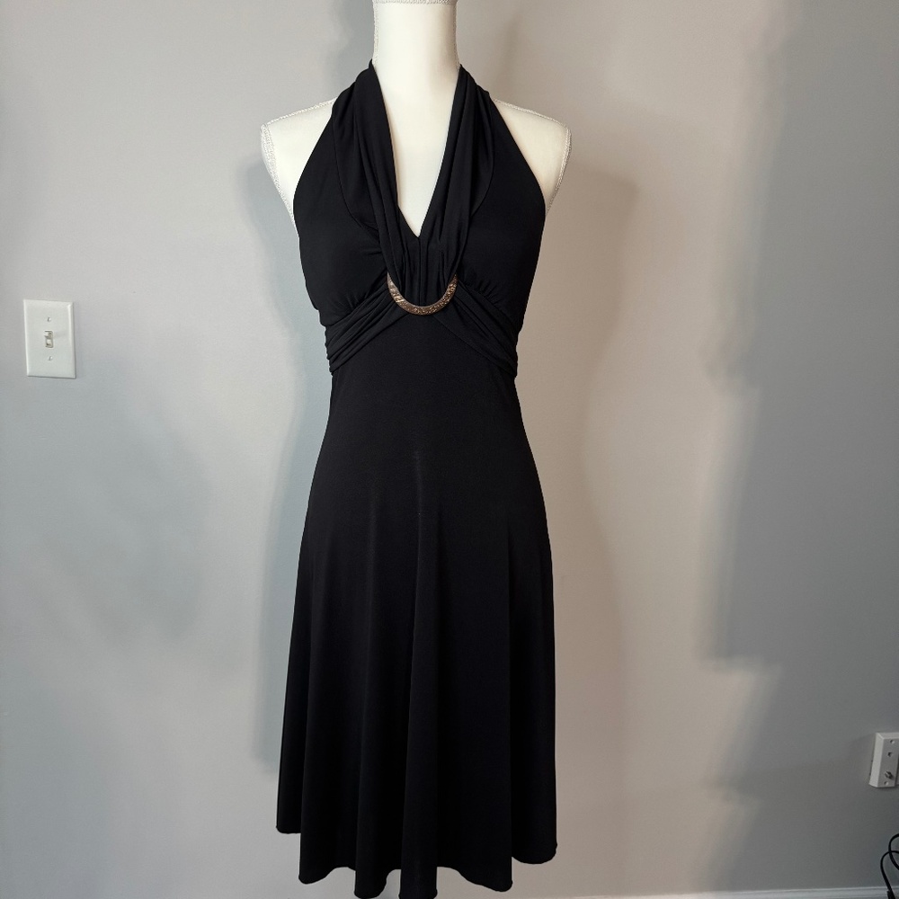 My Michelle Open Back Halter Dress